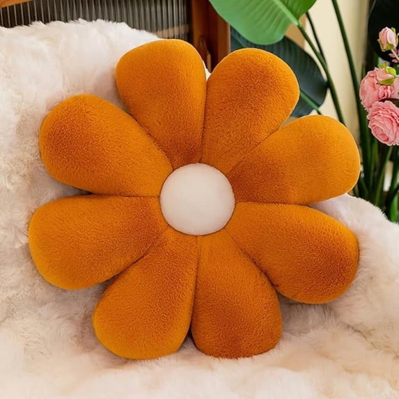19.7Inch Flower Pillow,Soft Flower Shaped Floor Cushion,Cute Aesthetic Pillow, Decorative Pillows for Bed Sofa
