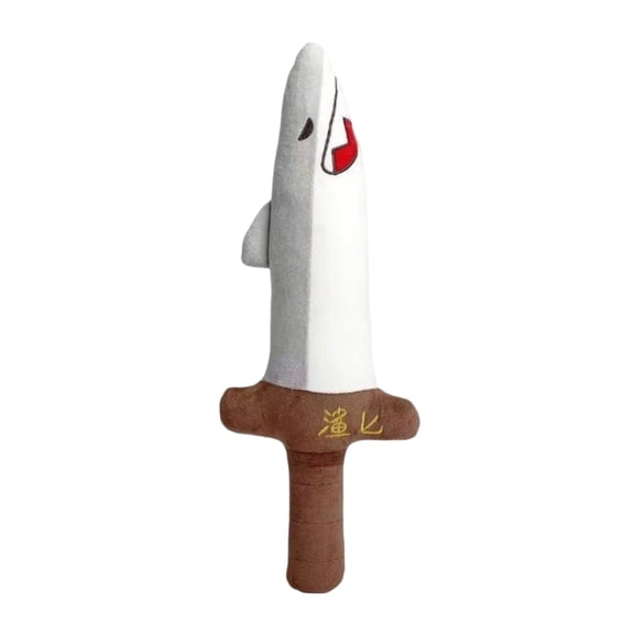 19.7in Funny Shark Sword Plush Toy, Quirky Stuffed Animal Weapon, Unique Parody Plushie, Soft Novelty Pillow, Creative Gift for Friends and Fans