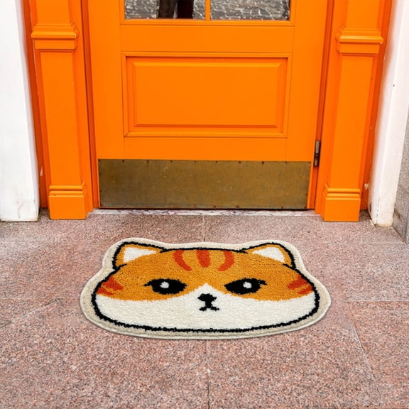 19.7x31.5in Faux Wool Bath Mat, Super Absorbent Non-Slip Rug, Soft Bedroom Side Carpet, Home Decor Floor Pad for Bathroom Kitchen Living Room