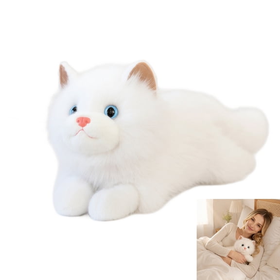19.8 Inch- Ragdoll Cat Plush Stuffed Animal Toys -Realistic Kitten Plushies Soft Plush Toy Present Gift