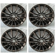 19 AMG Matt Black MERCEDES BENZ WHEELS RIMS E CLASS E320 E350 E500 E550 E63