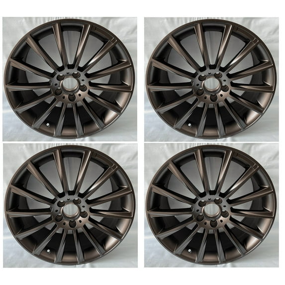 19" AMG Matt Black MERCEDES BENZ WHEELS RIMS E CLASS E320 E350 E500 E550 E63