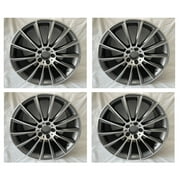 19 AMG Matt Black Mercedes Benz Wheels Rims E Class E320 E350 E500 E550 E63