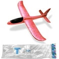 thumbnail image 1 of 19" Airplane Toys for Kids, Boys And Girls, Cool Flying Toys, Excellent Gift for 3+ Year Childrens, Good for Remove Bad Habit of Mobile [5 Red Plane], 1 of 5