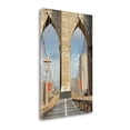thumbnail image 1 of 19" Architectural Photograph of Brooklyn Bridge Gallery Wrap Canvas Wall Art, 1 of 1
