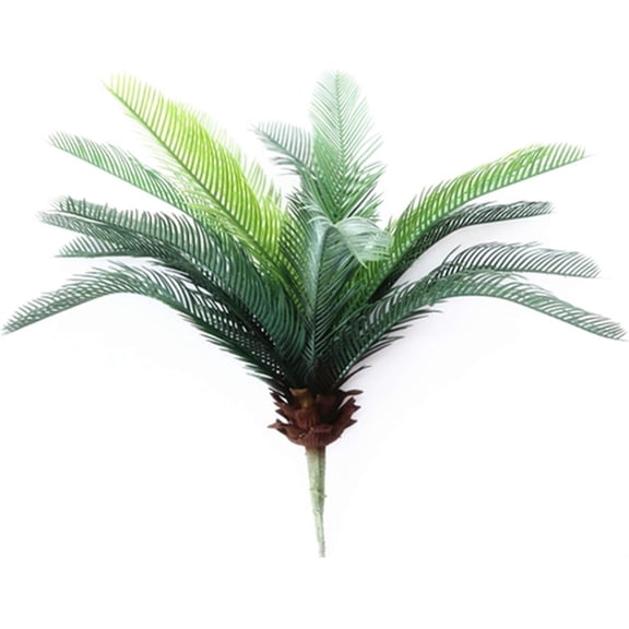 19" Artificial Palm Leaves Tropical Greenery,Thanksgiving Table Decorations,Table top Christmas Decorations Birthday Party Decorations Supplies Decor -Green 15 Leaves