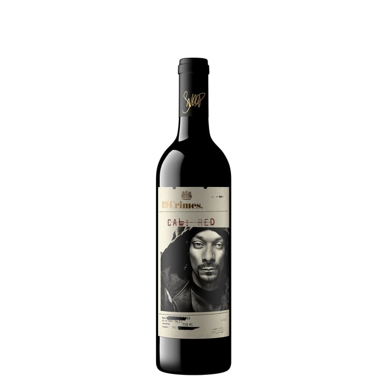 19 Crimes Snoop Dogg Cali Red California Red Wine, 750ml Glass