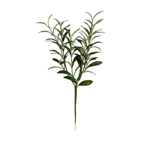 19" Fake Olive Tree Branches Olive Stems Large Tall Artificial Greenery Stems Bulk Faux Olive Branches for Vase Olive Leaves Plant Branch Greenery Decor,Green