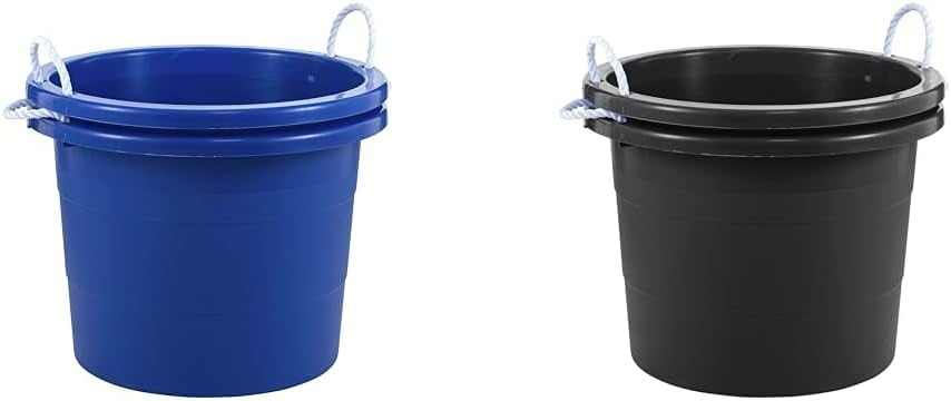 19 Gallon Rope Handle Tub, 2-Pack, Heavy-Duty Organization and Easy ...