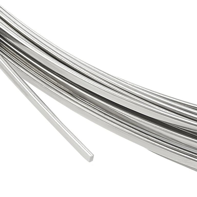 19 Gauge 304 Stainless Steel Flat Wire 23 Feet 2mm Wide Metal
