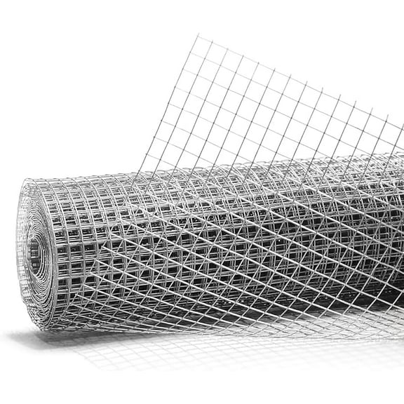 19 Gauge Hot-Dipped Galvanized Hardware Cloth with Mesh Size 1/2" x 1/2" for Chicken Coop/Run/Cage/Pen/Vegetables Garden and Home Improvement Project (g. 3 ft. x 10 ft.)