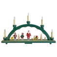 thumbnail image 1 of 19" Green, Red, and Gold Santa Decorative Arch, 1 of 1