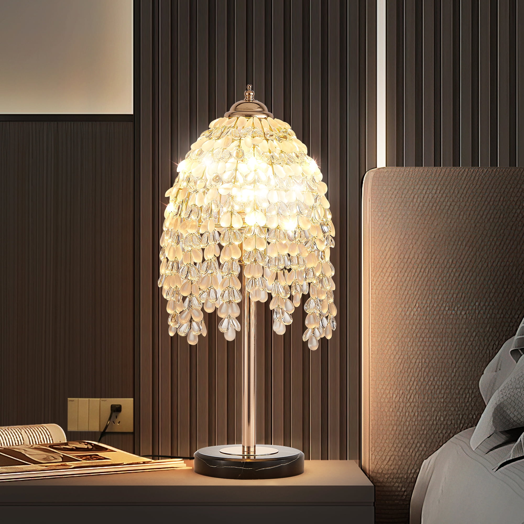Crystal Beaded Lamp