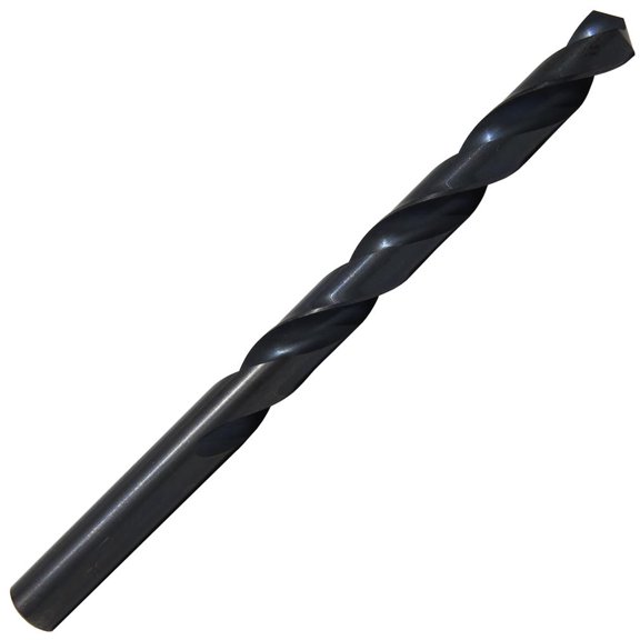#19 HSS Black Oxide Jobber Length Drill Bit, Qualtech, DWDN19