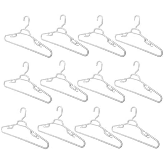 19" Heavy Duty Giant Plastic Hangers – 12 Pack | Extra-Wide Durable Hangers for Large & Oversize Garments$$Home Decor, Kitchen, & Other