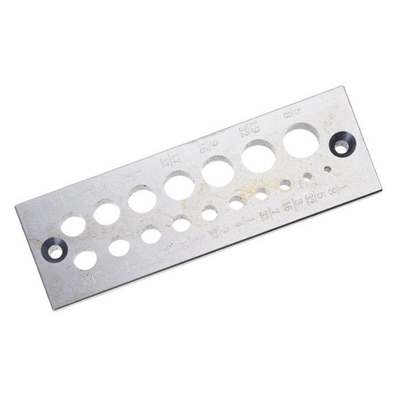 19 Holes Steel Wood Dowel Plate Maker From 1/8" to 5/8" Available for All Softwoods and Hardwoods