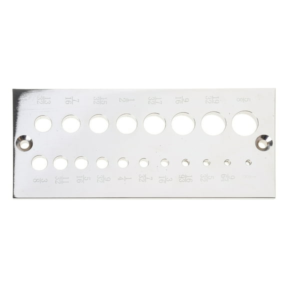 19 Holes Steel Wood Dowel Plate Maker From 1/8" to 5/8" Available for All Softwoods and Hardwoods