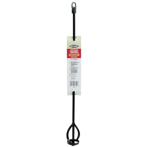 hyde 46540 19" mudslinger power mixer 1-3/4 diameter