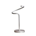 thumbnail image 1 of 19" In Led Matte White Curvilinear S-Curve Spiral Tube Led Table Lamp, 1 of 6