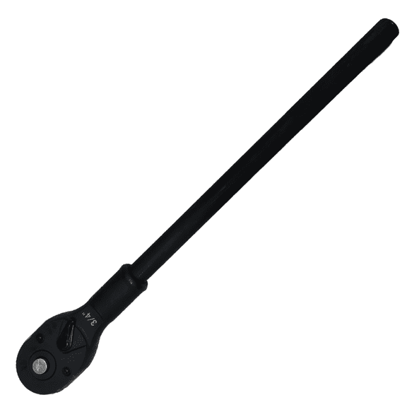 3/4-inch Drive Heavy Duty Ratchet Wrench, Reversible Quick-Release Square Drive, Extended Handle, CR-V Steel for Automotive & Industrial Repair