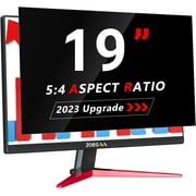19 Inch 54 Computer Privacy Screen for Monitor, 19 inch Removable Anti Blue Light Glare Eye Protection Shield, Black Blackout Anti Spy Desktop Security Private Filter