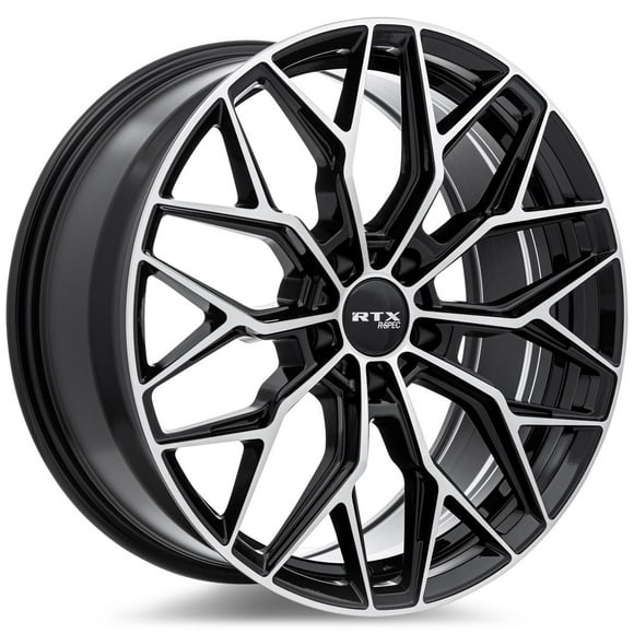 19 Inch Black Alloy Wheel Rim for Jeep Compass, RTX 83155 19x8.5 5x114.3 5Lug