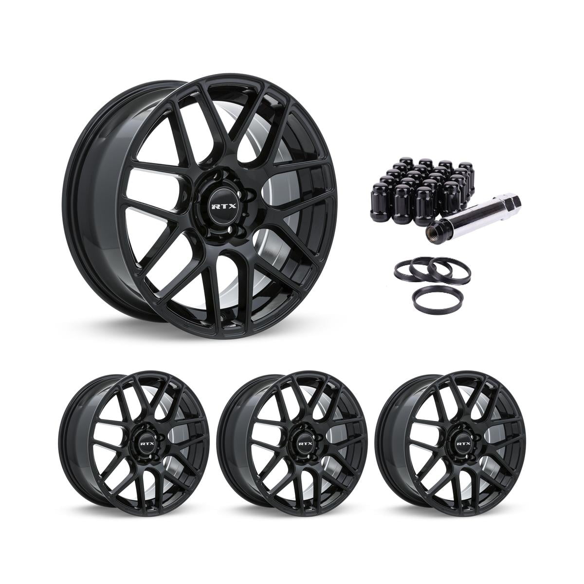 Abc Rim 19 Inch Black Rims (Set of 4) for 2019-2024 BMW Z4, RTX 82758-MY ...