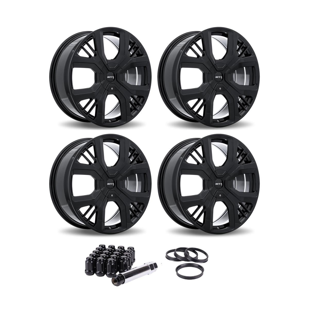 19 Inch Black Rims (Set of 4) for 2021-2024 Polestar 2, RTX 83170-GJ ...