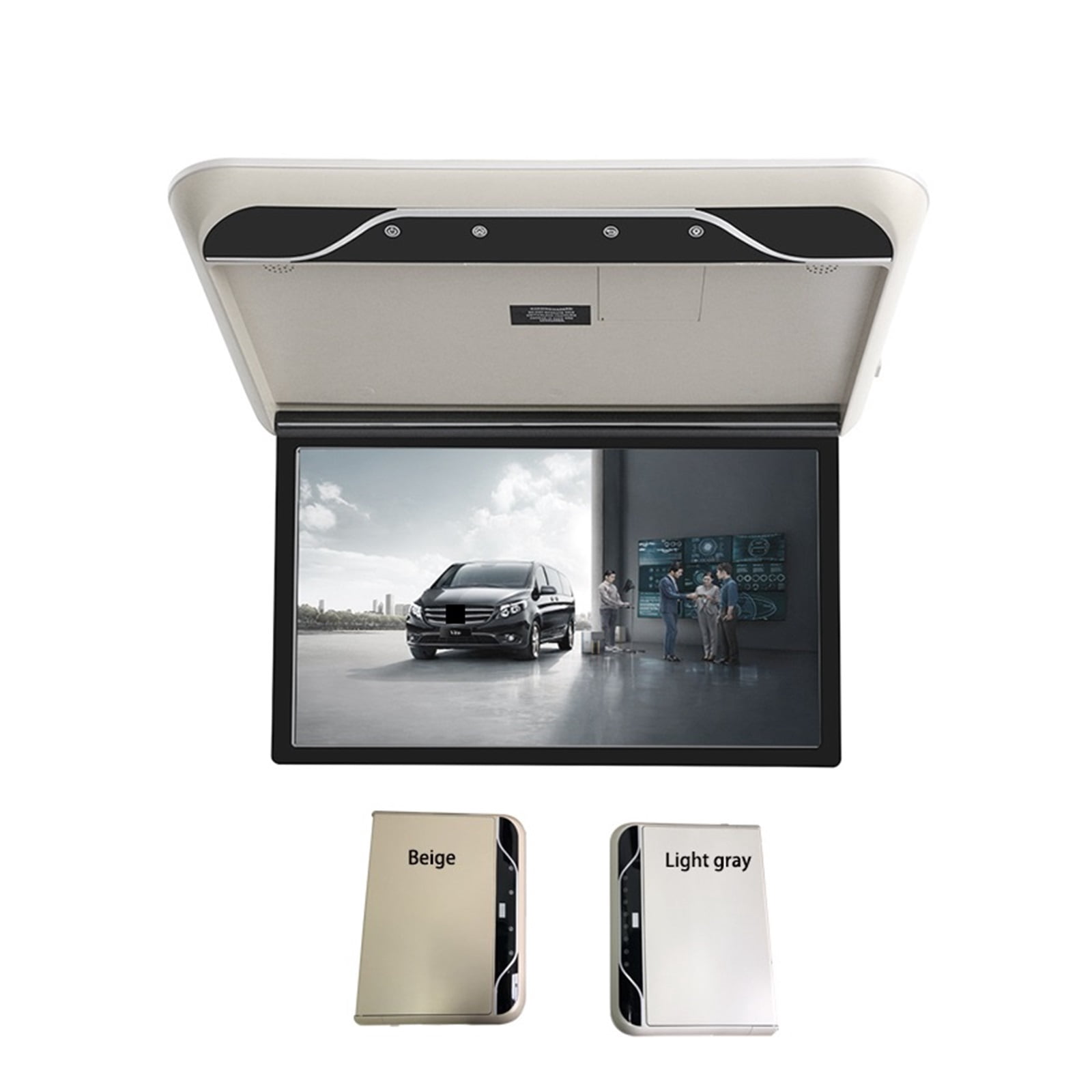 19 Inch Car Monitor HD LCD Screen Car Video Playe 1080P Automobile ...