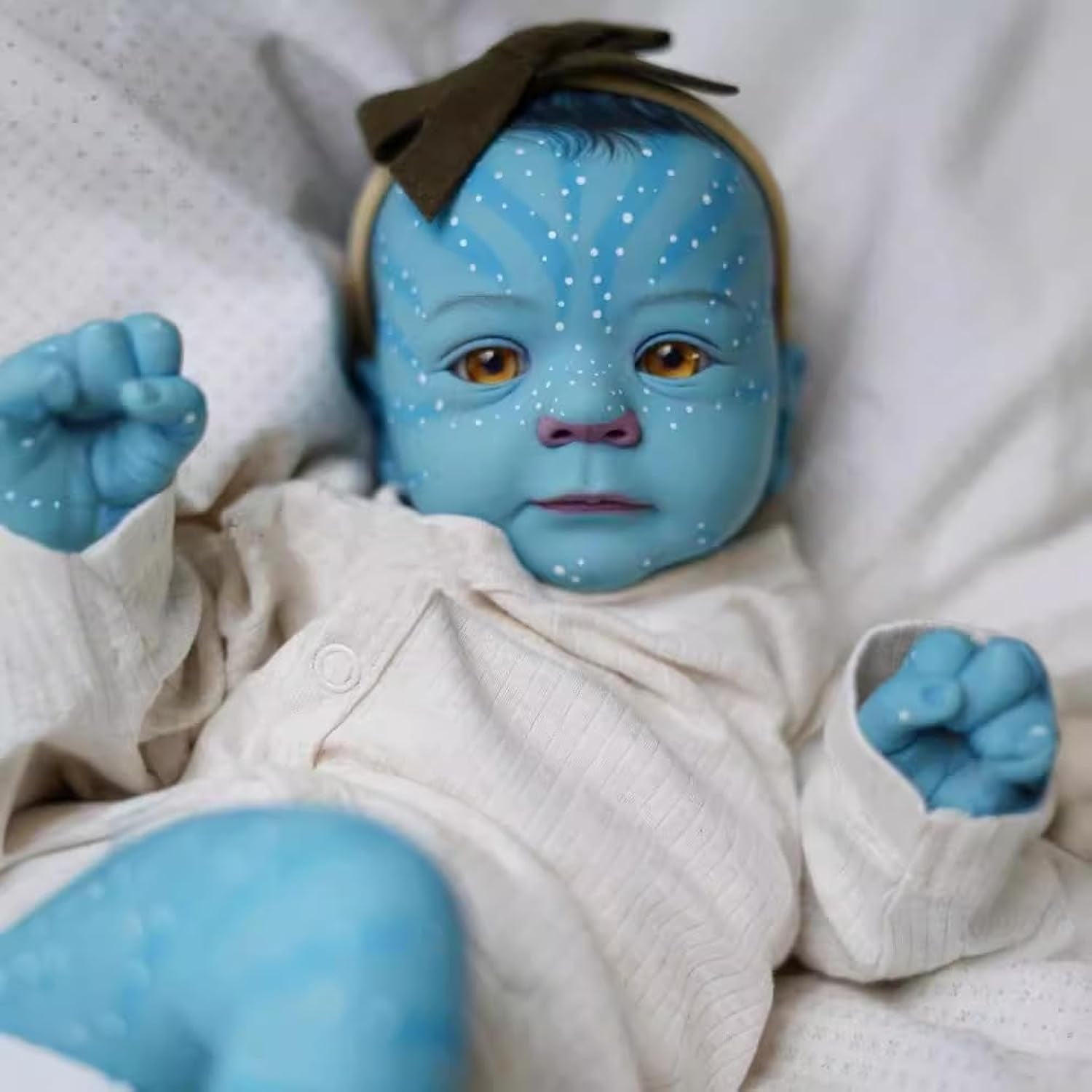 19 Inch Lifelike Reborn Baby Dolls Soft Body Realistic Newborn Baby Dolls Real Life Best Birthday Present for Kids Age 3+