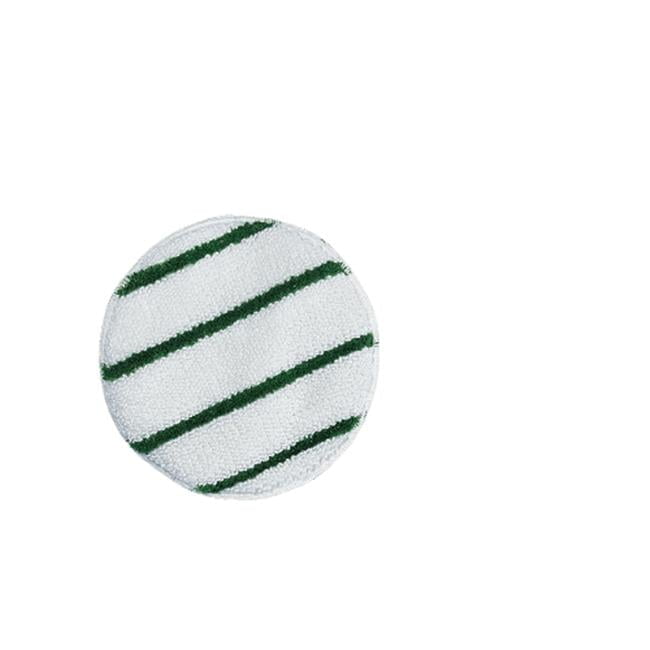 19 Inch Low Profile Carpet Bonnet - White with Green Strip - 5 Count ...