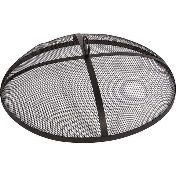 19-Inch Mesh Fire Pit Spark Screen - Round
