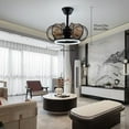 thumbnail image 1 of 19 Inch Modern Ceiling Fan Light 3 Blades LED Chandelier Lamp 3 Colors W/ Remote, 1 of 12