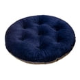 thumbnail image 1 of 19 Inch Rounded Back Cushions, Patio High Back Chair Cushions Set Of 4 Color Matching Round Crystal Velvet Cushion Seat Cushion Student Stool Butt Cushion Office Chair Cushion Car Seat Cushion, 1 of 1
