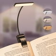thumbnail image 1 of 19 LED Rechargeable Book Light for Reading in Bed with Memory Function- Eye Caring 3 Color Temperatures,Stepless Dimming Brightness,80 Hrs Runtime Lightweight Clip on Light for Book Lovers, 1 of 4