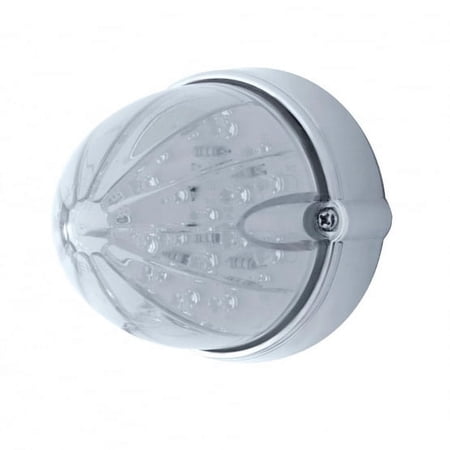 19 LED Watermelon Marker/Auxiliary Light - Flush Mount w/ Clear Lens