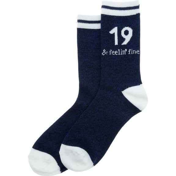 Pavilion Gift Company - 19 - Ladies Crew Sock