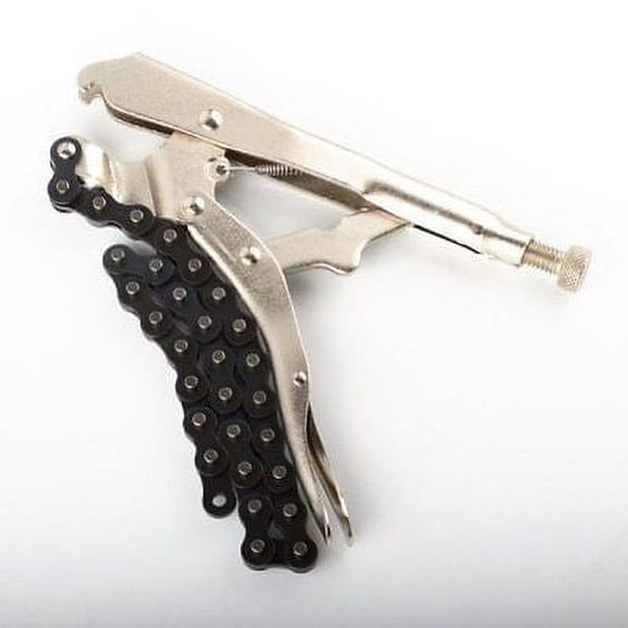 19" Long Steel Chain Link Grip Pipe Wrench Plumbing Tool Hand Vice Vise Clamp