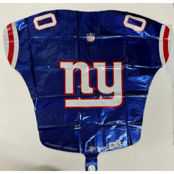 19" NEW YORK GIANTS Jersey Balloon Party Supplies Decorations Foil Mylar Balloon