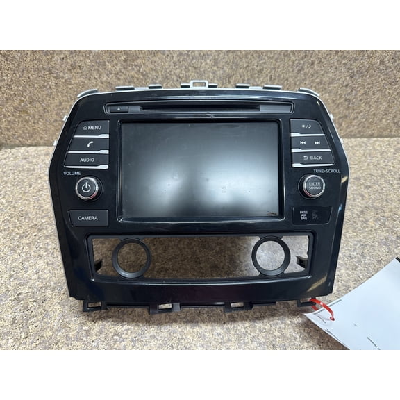 Pre-Owned 19 Nissan Maxima AM FM Radio Receiver w/ Display Screen OEM LKQ - Verify Specific Vehicle Fitment In Description - (Good)