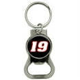 thumbnail image 1 of 19 Number Racing Bottle Cap Opener Keychain Ring, 1 of 1