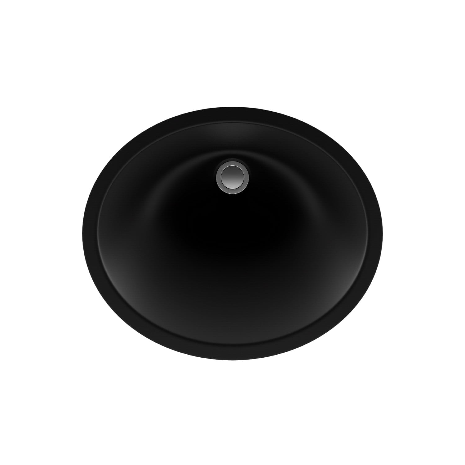 19" Oval Quartz Vanity Bathroom Sink, Galaxy Black Drop-In Sink, Undermount Bathroom Sink, Granite Vanity Basin by Lexicon Platinum LP-V210-K