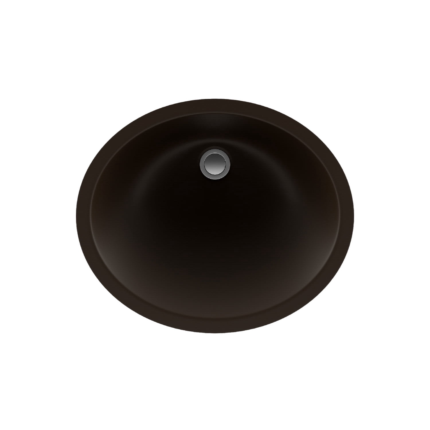 19" Oval Quartz Vanity Bathroom Sink, Galaxy Mocha Drop-In Sink, Undermount Bathroom Sink, Granite Vanity Basin by Lexicon Platinum LP-V210-M
