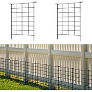 19-Panel Square 20ft Connecting Garden Fence, 19"x13" each