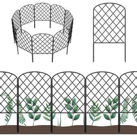 Oumilen 19-Panel Toast Shape 20ft Connecting Garden Fence, 24" x 13" Each