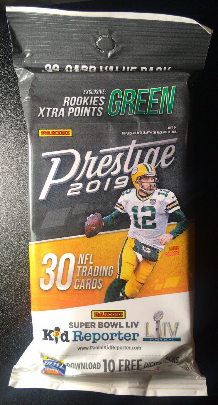 19 Panini Prestige Football Fat Pack