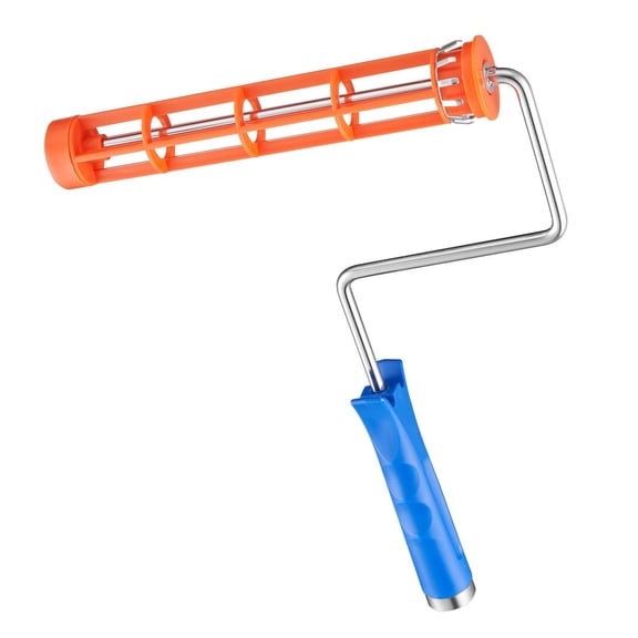 19 Pcs Paint Roller Kit - 4" & 9" Paint Rollers with 2 Trays, Extension Pole, Trim Guide (Professional Painting Tools)