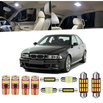 19 Piece Car Interior LED Lights Kit for BMW 5 Series E39 1996-2004 Sedan Coupe Interior LED Light Bulbs Packag Kit  Install Tool