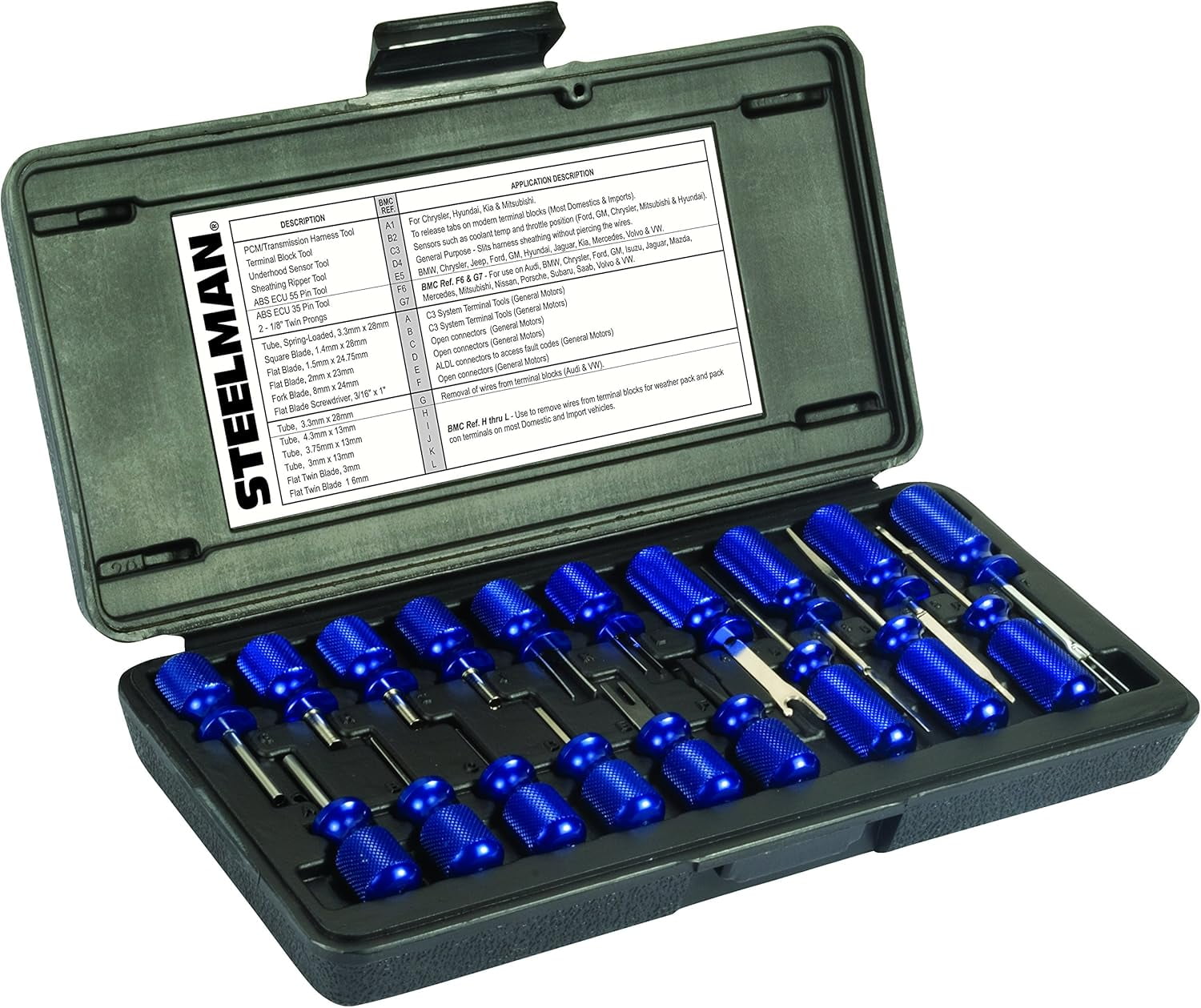 19-Piece Master Terminal Tool Kit for Auto Techs, Removes Terminal ...