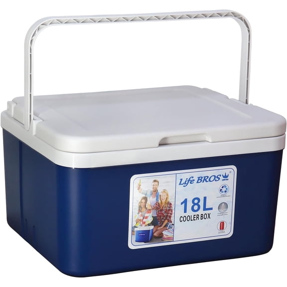 19 Qt Insulated Portable Cooler Leak Proof Ice Chest with Extra Ice Pack